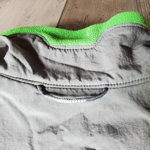 Columbia Green Gray Steens Mountain II Fleece Zip-Up Jacket Boys Large 14/16 EUC - Picture 5 of 15